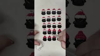 Waddle It Be penguin earrings polymerclay asmr diy tuxedo jewelry jewellery happyfeet [upl. by Siravrat]