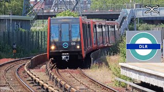 DLR  Docklands Light Railway  Transport for London  Driverless metro [upl. by Netsyrk555]