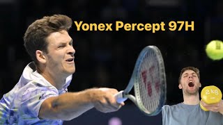 Yonex Percept 97H tennis racquet review [upl. by Esital]