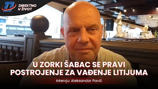 Intervju MI SNAGA NARODAAleksandar Pavić  U Zorka Šabac se pravi postrojenje za vađenje litijuma [upl. by Layol]