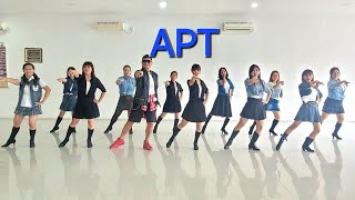 APT  LINE DANCE  PHRASED IMPROVER  HAKKA LINE DANCE BATAM  2024 [upl. by Gnap]