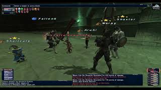 FFXI Ambuscade Qiqirn Very difficult DRKx2 WARx2 RDM WHM [upl. by Yssor]