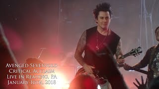 Avenged Sevenfold  Critical Acclaim Live in Reading PA 11618 [upl. by Naux]