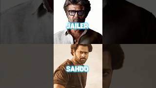 Jailer VS Sahoo Movies Collections trending shortsfeed youtubeshorts youtubetrending [upl. by Trebled]