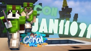 Ho GIOCATO le Bedwars di CoralMC con Jan11091 [upl. by Levesque]