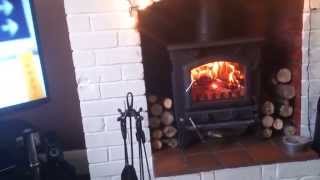 Clarke Regal Woodburner Demo Video [upl. by Cornelle]