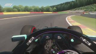 Lewis Hamilton Mercedes W11 Hotlap Spa  Assetto Corsa [upl. by Frierson]