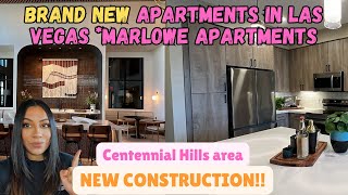 BRAND NEW APARTMENTS in Las Vegas MARLOWE apartments [upl. by Gnoix]