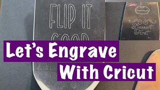 Engrave with the Cricut Maker 3 a quick tutorial easy DIY [upl. by Rebe]