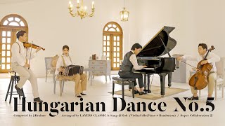 Hungarian Dance No5 JBrahms💃 ViolinCelloPiano x Bandoneon  with 고상지 [upl. by Thorfinn]