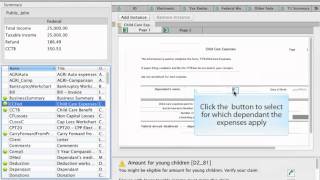 How to Report Child Care Expenses using Canadian Tax Software TaxTron [upl. by Roanne827]