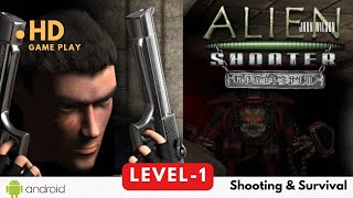 Alien Shooter  Complete Level 1  Best Android Shooting And Survival Game 2024 [upl. by Akeihsal20]