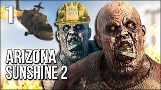 Arizona Sunshine 2 CoOp  Part 1  Two Dudes Get A Dog In The Zombie Apocalypse [upl. by Reyotal647]