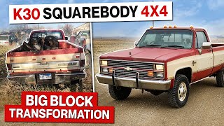 Abandoned 1984 Chevrolet 1 Ton 454 Big Block Will It Run Bonus 4x4 Squarebody Transformation [upl. by Atsugua]