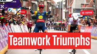 How Pedersen and LidlTrek Engineered GentWevelgem Victory [upl. by Ielarol431]