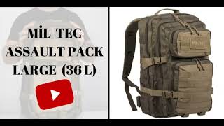 MİLTEC ASSAULT PACK LARGE 36L  MİLTEC ASSAULT PACK LARGE 36L TACTİCAL BACKPACK [upl. by Elfrieda]