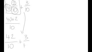 Adding mixed fractions  same denominator [upl. by Olli]