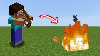 Minecraft how to make fire arrow using command block in [upl. by Florance]