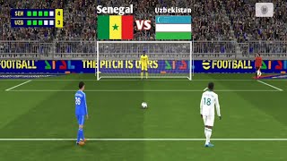 👉Senegal vs Uzbekistan penalty kick  Uzbekistan vs Senegal Highlight [upl. by Meehyr]