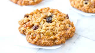 GALLETAS caseras de AVENA y ARÁNDANOS ¡Receta SALUDABLE y Fácil [upl. by Nielsen]