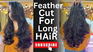 How To Do Feather Hair Cut  Proper Guide  Tutorial  Easy Way Sonuhairartst hair haircut [upl. by Strawn]