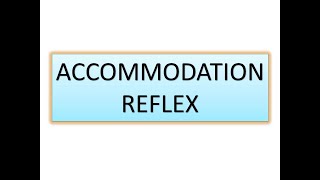 Accommodation Reflex  Physiology Lecture  Near Reflex  MBBS [upl. by Aretse]