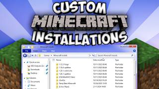 Minecraft Custom Installations  Ditch Your minecraft Folder [upl. by Luas437]