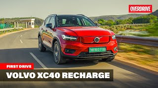 Volvo XC40 Recharge  First Drive Review  OVERDRIVE [upl. by Burbank173]