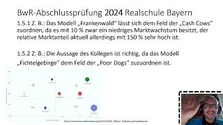 BwRAbschlussprüfung 2024 Realschule Bayern  Aufgabe 1 [upl. by Aylmar]