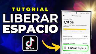 Cómo LIBERAR espacio de MEMORIA que ocupa TikTok Adiós archivos BASURA [upl. by Ecargyram]