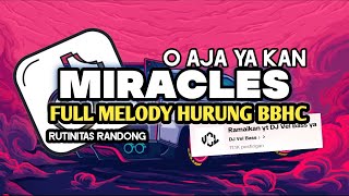 DJ MIRACLES X O AJA YA KAN X RUTINITAS RANDONG FULL MELODY HURUNG BBHC FULL SONG DJ Vel Bass [upl. by Sucramrej682]