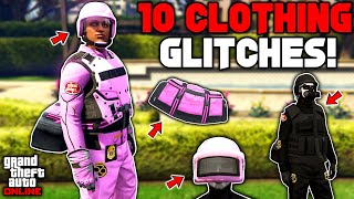 10 More Clothing Glitches In GTA 5 Online [upl. by Enahpets39]