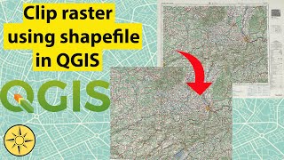 Clip raster using polygon in QGIS [upl. by Anerres477]