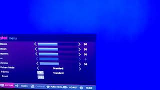 Haier Settings televison [upl. by Airdnaxila]