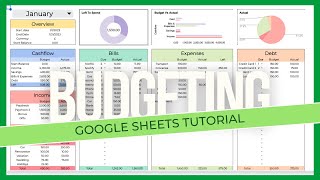 Digital Google Sheets Budget Planner [upl. by Seda]