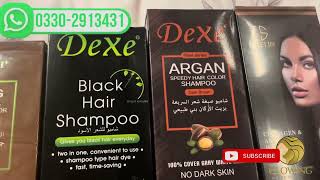 Black and Dark Brown Hair Color Shampoo  Grey Hair Coverage Shampoo GlowingBeautyPK [upl. by Okir]