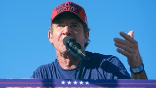 Dennis Quaid full speech at Donald Trump campaign rally in Coachella California [upl. by Canotas88]