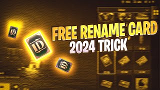 How to Get FREE RENAME CARD IN BGMI  Pubg Mobile  2024 New Trick To get Free ID card  SURBHI YT [upl. by Hcire]