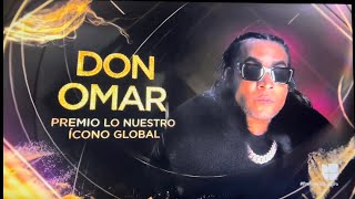 Don Omar en Premios lo Nuestro 2024 [upl. by Lutero]