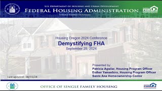 Demystifying FHA Mortgage Programs [upl. by Haleemaj593]