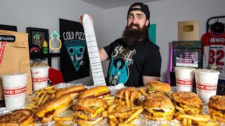 THE 100 POUND FIVE GUYS CHALLENGE  14000 CALORIES  BeardMeatsFood [upl. by Drummond]