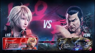 Tekken 8 Avalok Feng vs LeoTekkenfan Leo [upl. by Annahsit283]