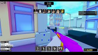 Testing out the Tempered AK  Roblox Big Paintball [upl. by Berners]