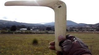 Cómo lanzar bumerán  bumerang  boomerang desde San Miguel Ajusco tutorial [upl. by Isej]