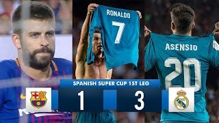 Barcelona 13 Real Madrid HD 1080i Spanish Super Cup Full Match Highlights 130817 [upl. by Ahseyk]