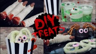 DIY Halloween Snack Ideas No Cook Quick amp Easy [upl. by Fokos]