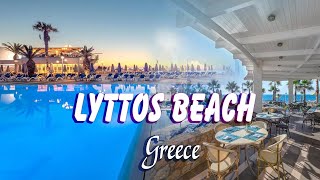 Lyttos Beach Hotel Crete amp Aquarium A FamilyFriendly Resort with an Exciting Water Park [upl. by Mossolb]