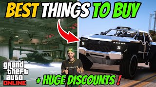 BEST THINGS TO BUY IN GTA 5 Online  What To Buy amp AVOID This Week GTA Online Weekly Update [upl. by Linnie857]