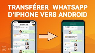 Comment transférer WhatsApp diPhone vers Android👍 2024 [upl. by Nnairol]