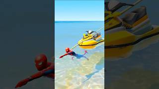 Who Is Stronger 💪 SPIDERMAN VS HULK GTA V CHALLENGE 🔥 shorts spiderman cartoon [upl. by Eenalem327]